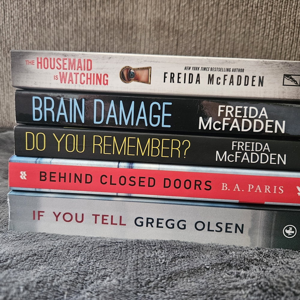 Freida McFadden and B.A. Paris Thriller Book Set